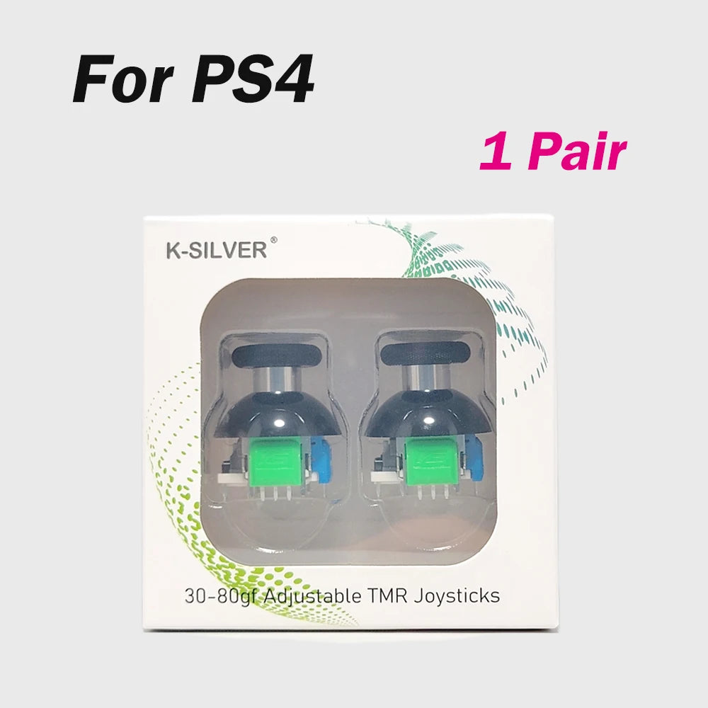 K-Silver JT13 Pro JT13-009 Tension Adjustable TMR Joystick Anti-Drift for PS4 PS5 Switch Pro Xbox Controller Replacement Part