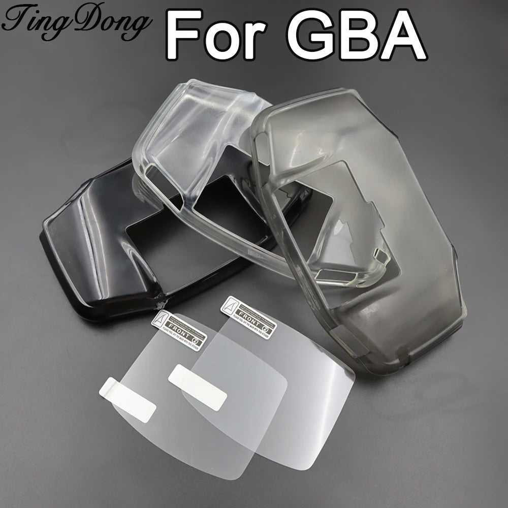 1Set For GBA Game Console TPU Protective Case Anti-slip Anti