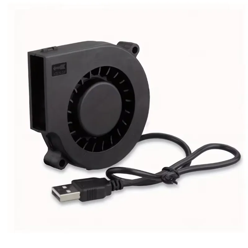 1-3PCS 75mm USB Fan Cooling Turbo Blower 15mm Brushless 3D P