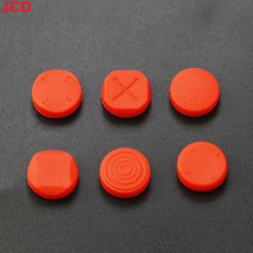 JCD 6 In 1 Silicone Anti-slip Thumbstick Grip Cap Joystick A