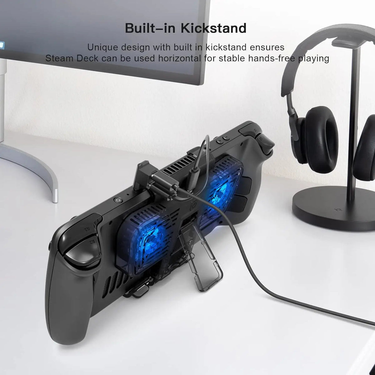 Steam Deck Cooling Fan Dual Cooling Fan for Rog Ally Nintend