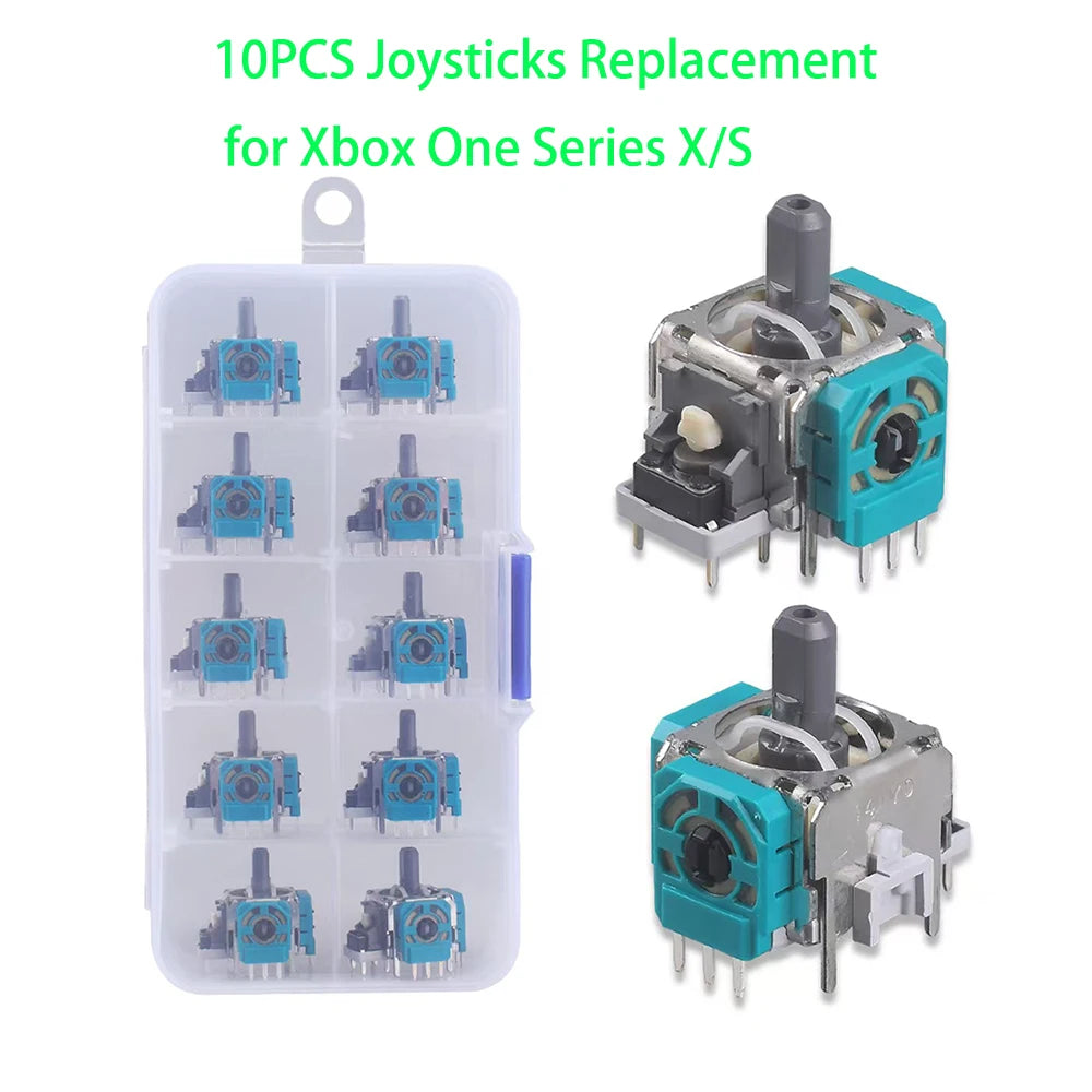 10pcs Replacement 3D Analog Joystick ThumbStick Repair Parts