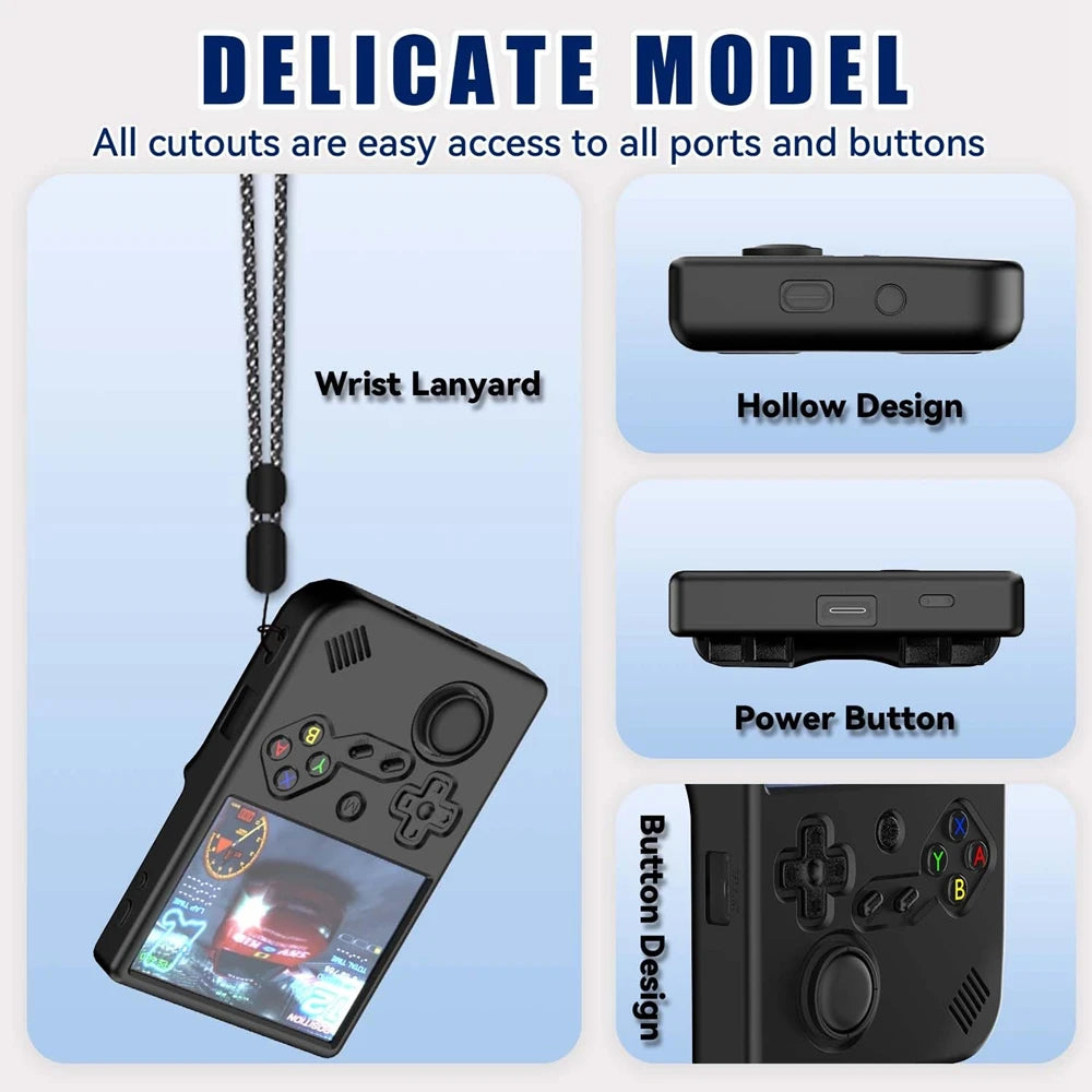 For ANBERNIC RG40XXV Handheld Game Console Soft Silicone Pro