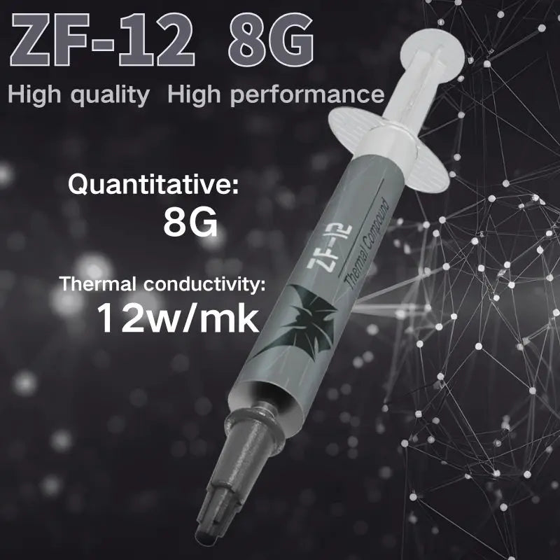 High-Quality ZF12 MX-4 Thermal Paste for CPU GPU Cooling 12W