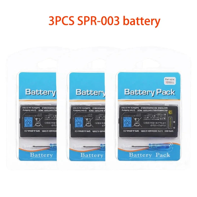 CTR-003 SPR-003 3.7V Lithium Battery Replacement For NDSL NEW 3DSLL 3DSXL N3DS 2DS GBA SP Gameboy Game Console
