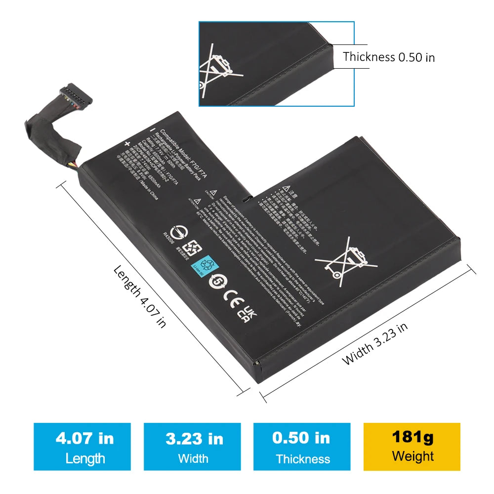 F7A F7G Replacement Battery 7.74V 50Wh for Steam Deck LCD OL