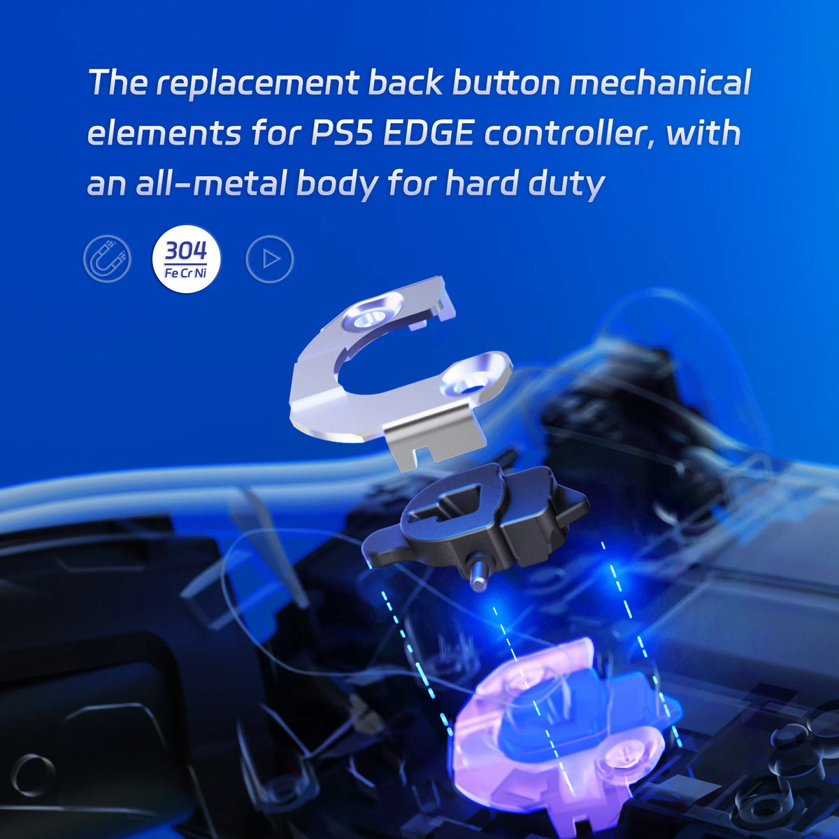 eXtremeRate Back Paddle Replacement Magnetic Module Kit for 