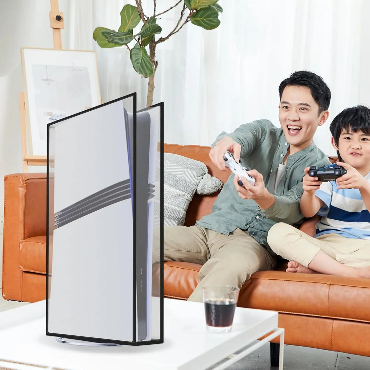 Translucent Dust Cover for PS5 Pro Console Digital Edition &