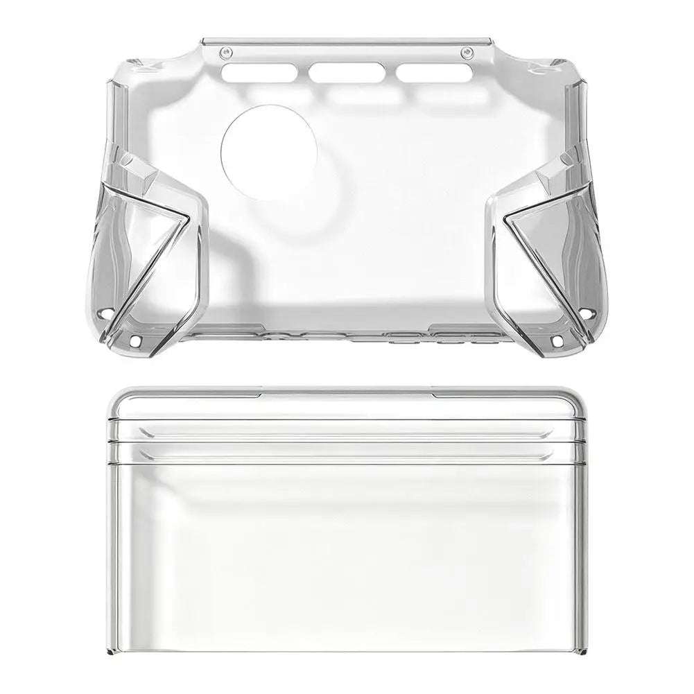 Transparent TPU Protective Case for AYN Thor Dual Screen Handheld Game Console Integrated Soft Grip Cover Gaming Accessory