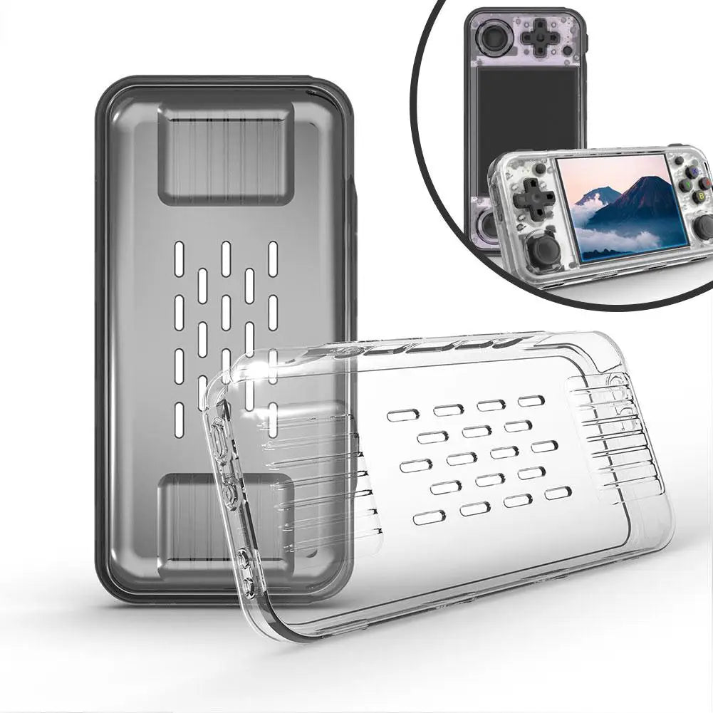 Protective Case For ANBERNIC RG35XX H Shockproof TPU Transpa