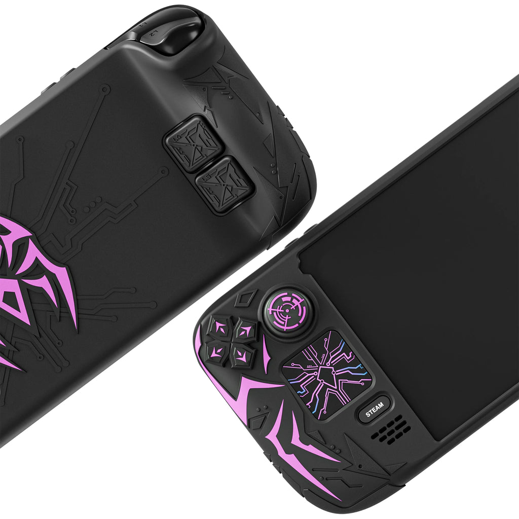 PlayVital Cyber Spider Silicone Case for Steam Deck OLED/LCD
