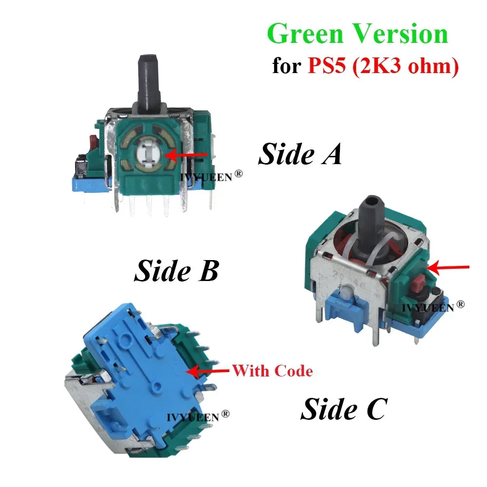 IVYUEEN Joysticks Replacement for Playstation 5 DualSense PS