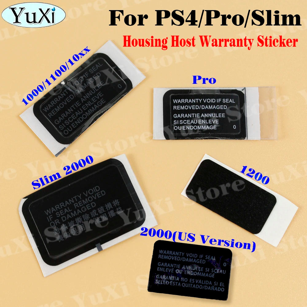 3-20pcs Host Warranty Sticker For PS4 Pro Slim 1000 11XX 120