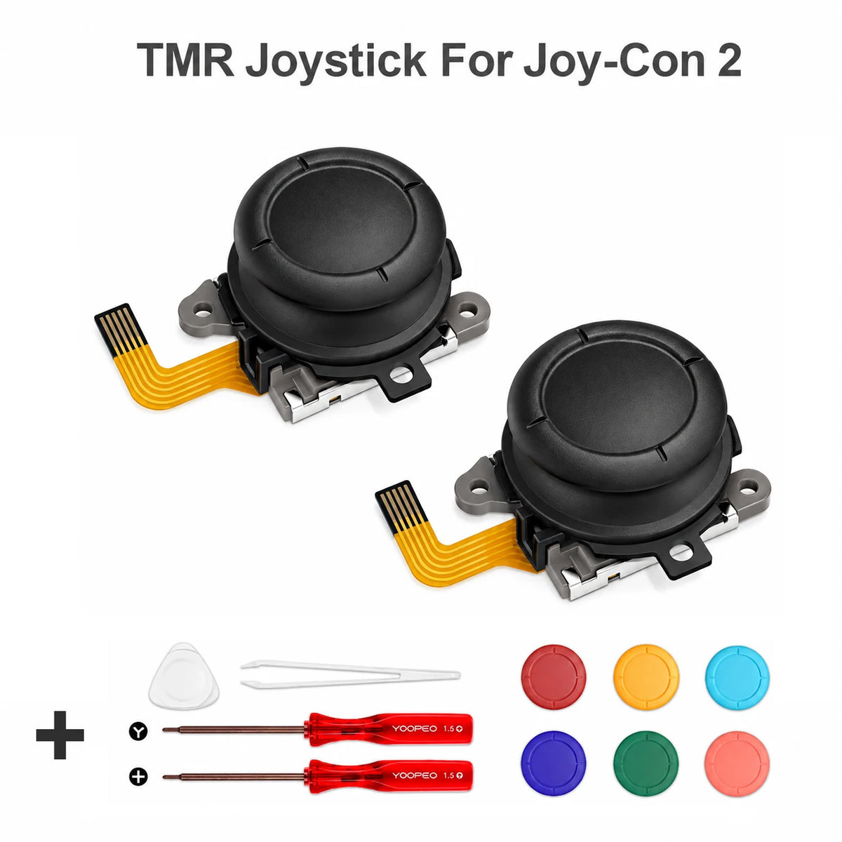 GuliKit TMR Joystick for Switch 2 2025 No Drifting Stick for Joy-Con 2 NS2 Game Console Repair Replacement & Upgrade