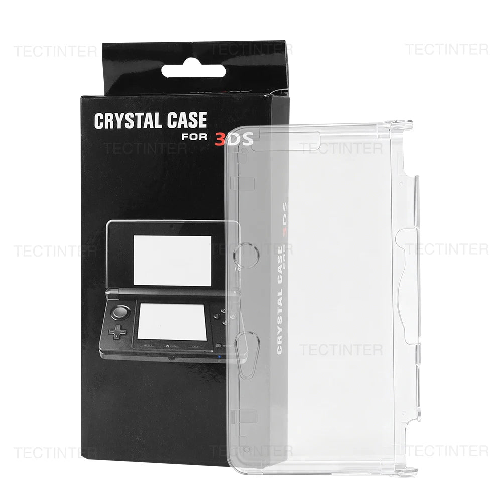 Crystal Protective Cover Case for Nintendo 3DS Handheld Game Console shells replacement Hard Skin Case For 3DS Accessories