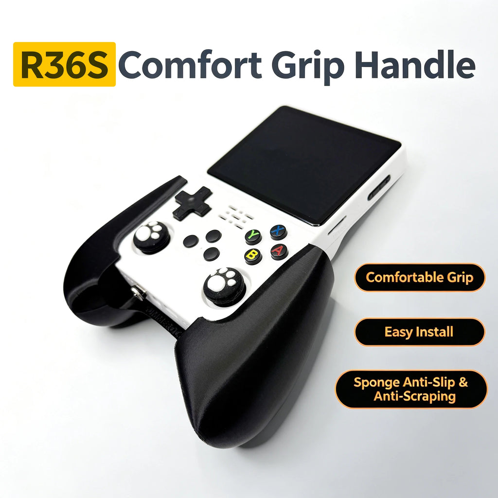 For R36S Grip Easy Install Lightweight Version 3D Printed Co