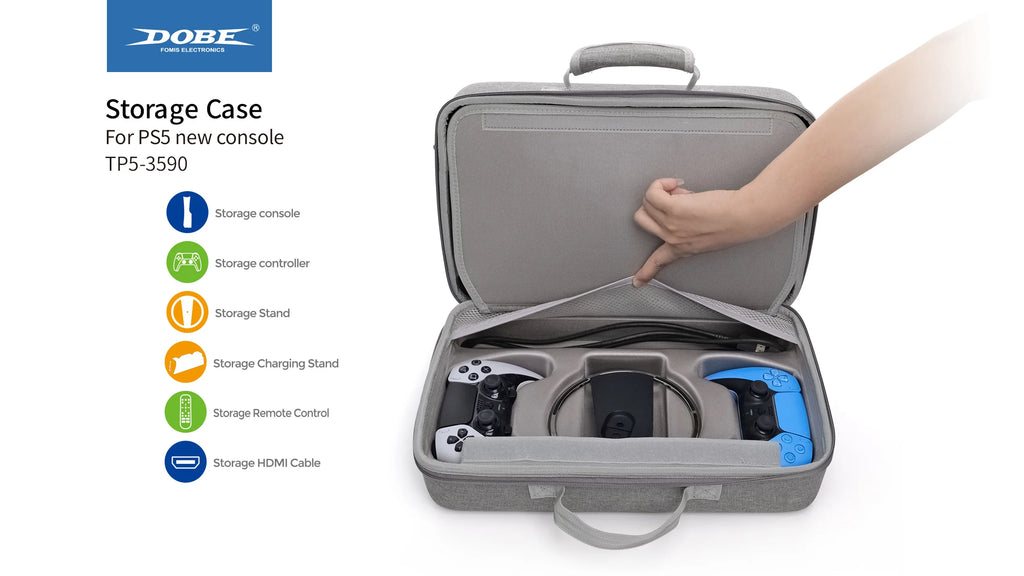 DOBE Game Console Multifunctional Storage Protection Handhel