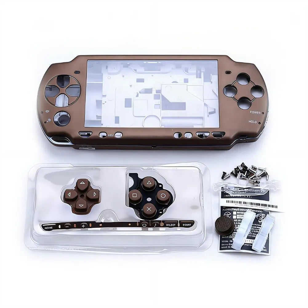 For PSP2000 Game Console Shell Case Full Housing Cover Replacement with Button Kit Accessories