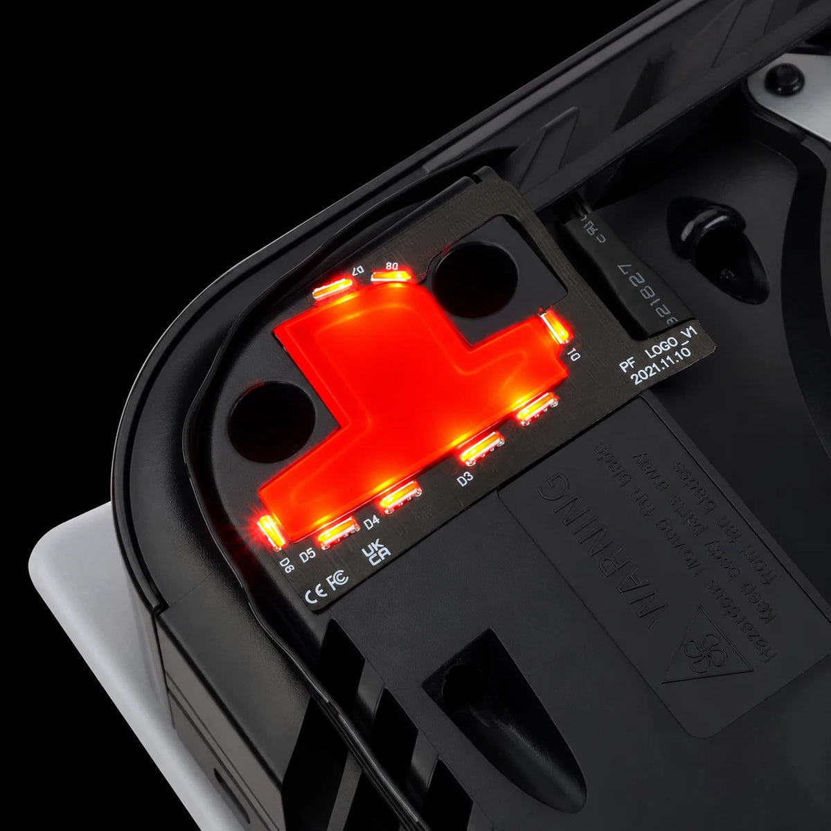 eXtremeRate 7 Colors 24 Effects RGB Logo LED for ps5 Console