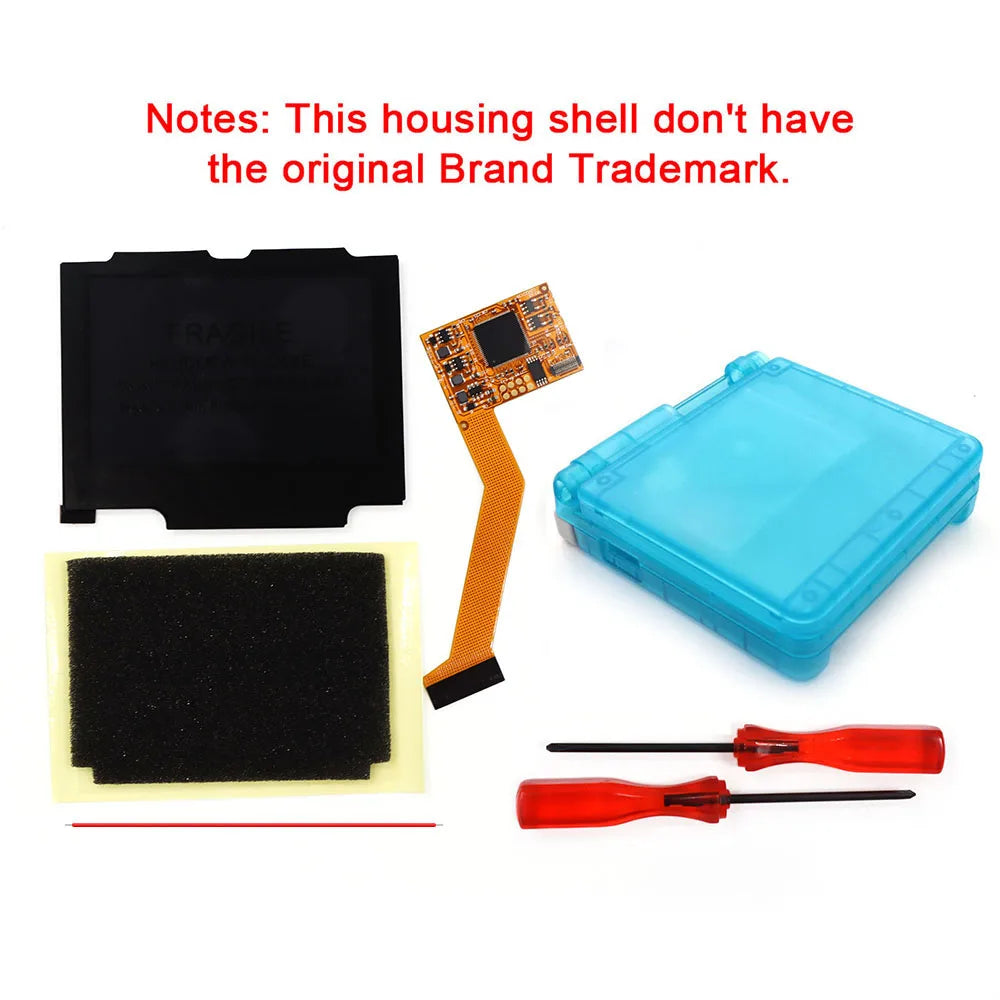 HISPEEDIDO 5 Levels Brightness For GBA SP IPS V2 High Brightness LCD Screen Kits For GameBoy Advance SP Console