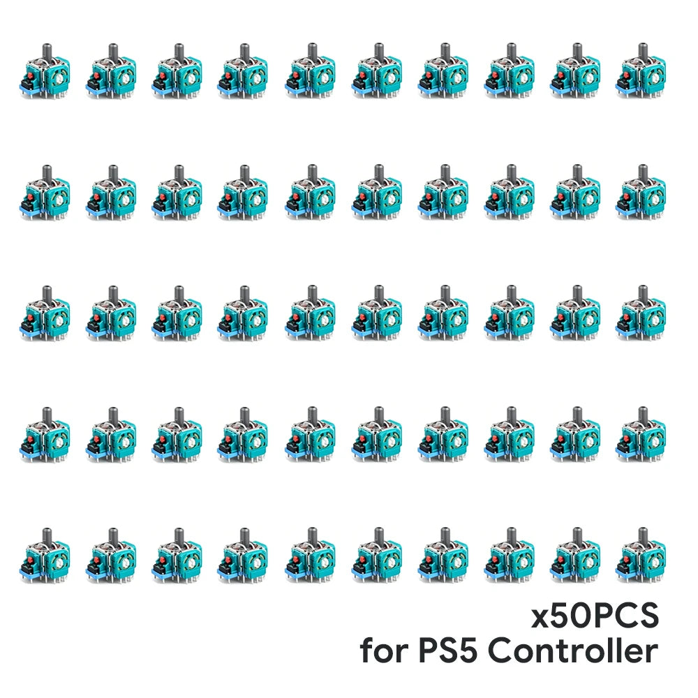 10/20/50PCS 3D Analog Joystick Replacement for PS5 Thumb Stick Repair Parts