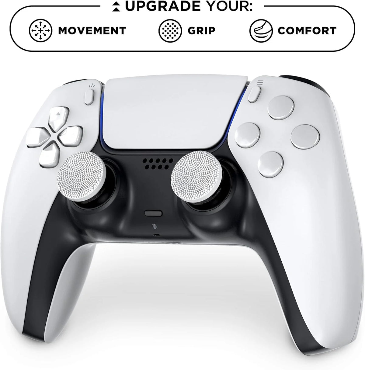 2PCS Freek Galaxy High-Rise Analog Stick Thumb Grip for PS4 PS5 Controller - FPS Performance Joystick Silicone cap