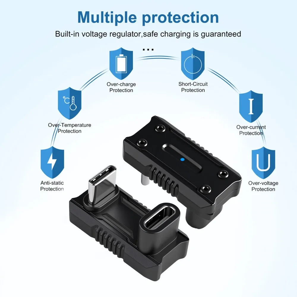140W 20Gbps 8K Projection Fast Charging Adapte Type C Male T