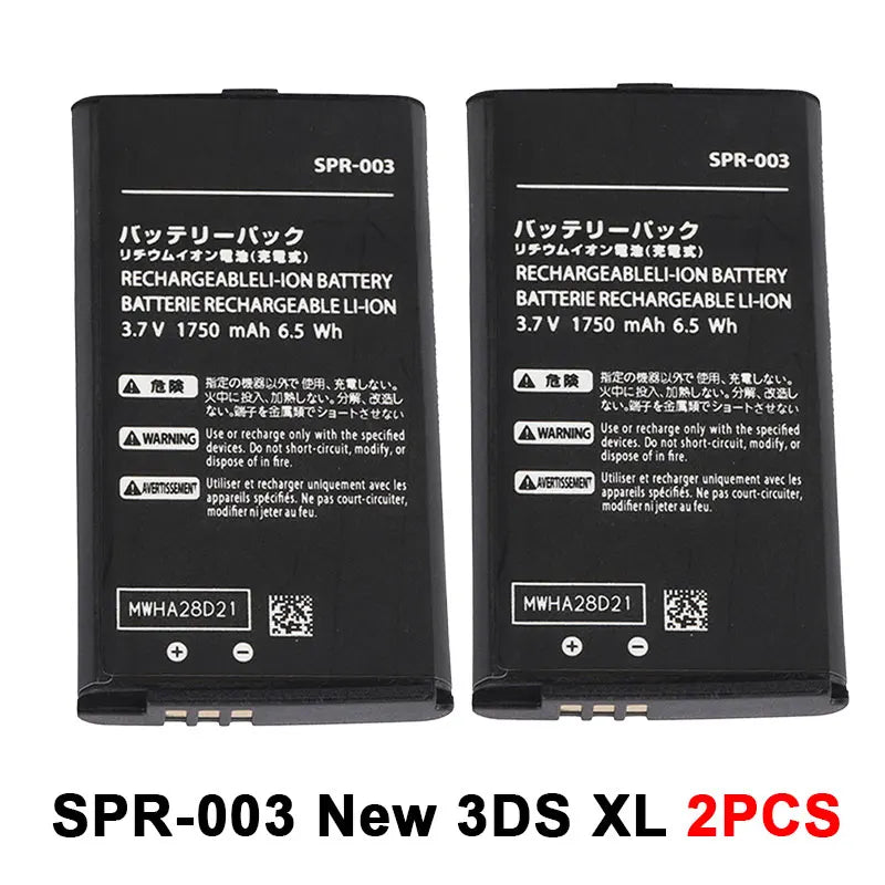 SPR 003 Battery New 3ds Xl for Nintendo N3dsxl Handheld Game Console New3dsxl SPR-003 Replacement Rechargeable Lithium Batteries