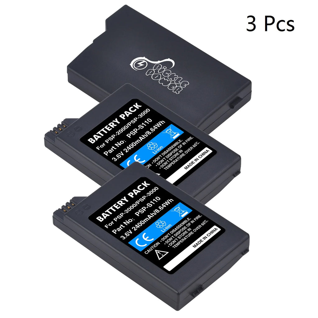 2400mAh PSP-S110 Replacement Battery for Sony PSP 2000 3000 PSP3000 PSP3004 PSP3008 PSP3001 PSP Lite Slim Game Console