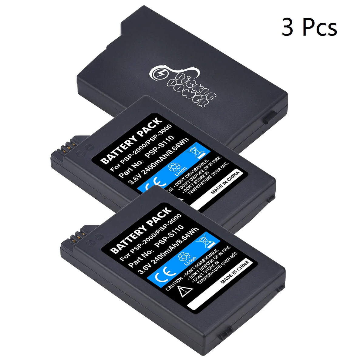 2400mAh PSP-S110 Replacement Battery for Sony PSP 2000 3000 PSP3000 PSP3004 PSP3008 PSP3001 PSP Lite Slim Game Console