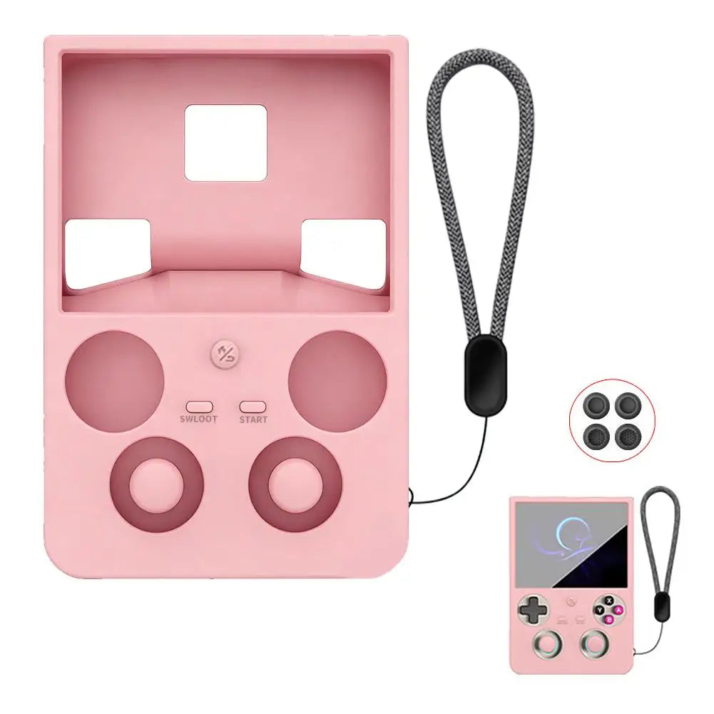 For ANBERNIC RG 477V Protective Case Cover Handheld Game Console Accessories Silicone Anti Fall Dust-proof Protective Shell