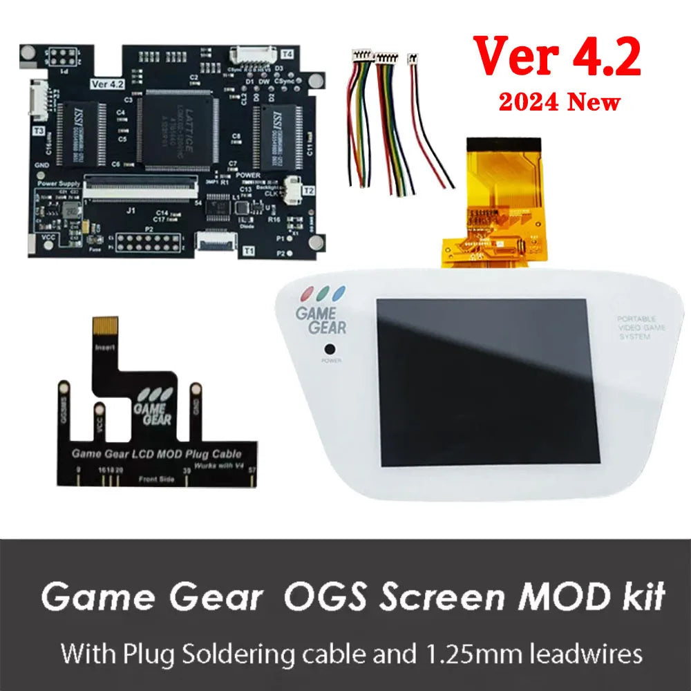 Specialized Housing Shell For SEGA Game Gear GG Game Console Original Screen & High Light IPS V4.2 Laminated LCD Screen Kits