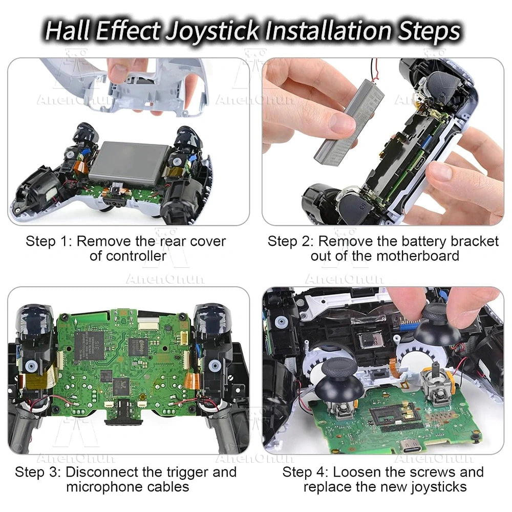 Hall Effect Joystick for PS5 Controller Anti-Drift Gamepad 3
