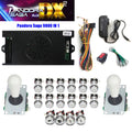 Pandora Saga DX2 Box 9800 in 1 DIY Kit 2 Player with Copy Sanwa Joystick Chrome Button for Arcade Game Console Cabinet