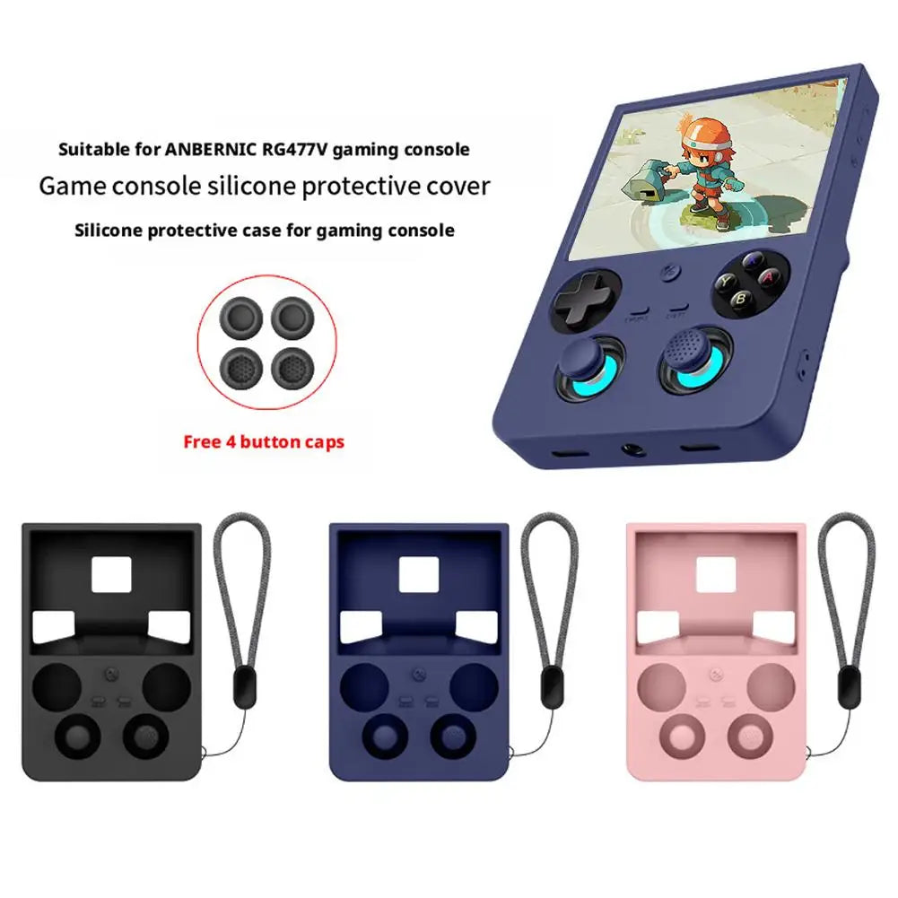 For ANBERNIC RG 477V Protective Case Cover Handheld Game Con