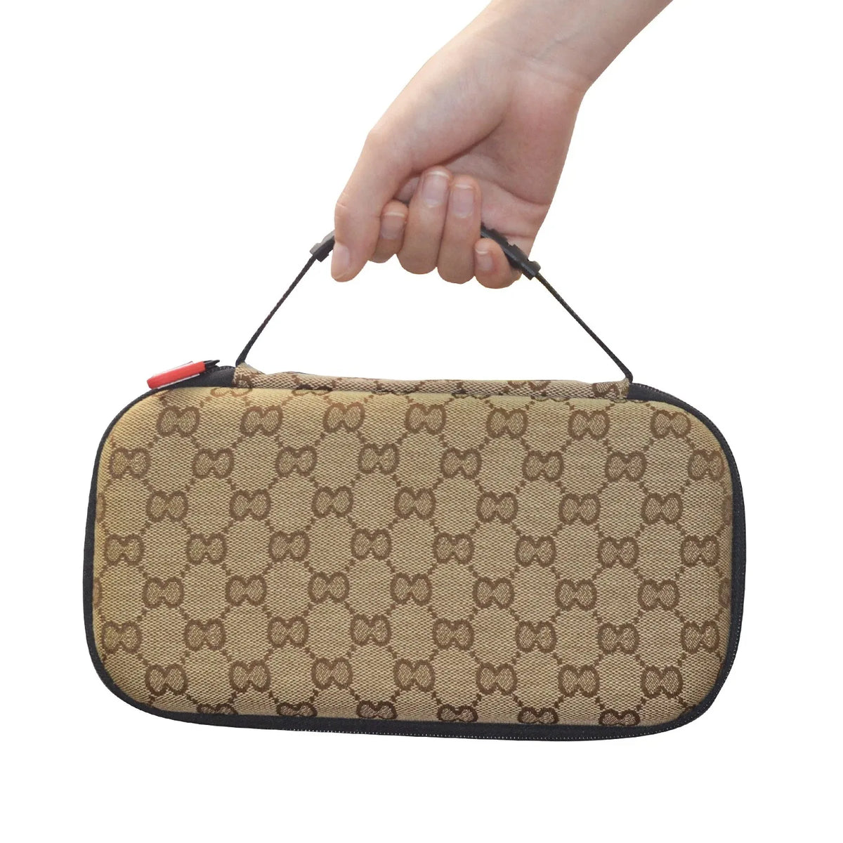 Game Console Carrying Bag EVA Hard Carrying Case with Mesh Pocket Hardshell Case for Anbernic RG556 Retro Handheld Game Console