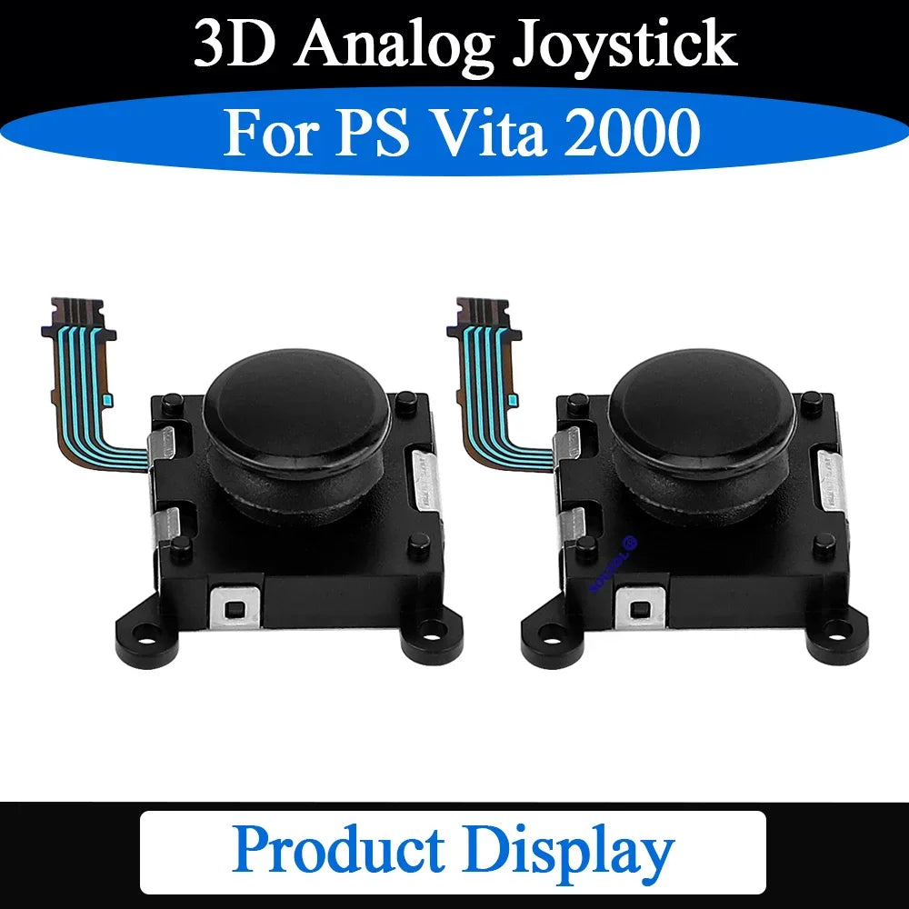 High Quality 1/2/5/8/10PCS For PS Vita 2000 Black/White 3D Analog Stick Rocker Thumb Stick For PSV2000 Accessory Replace Parts