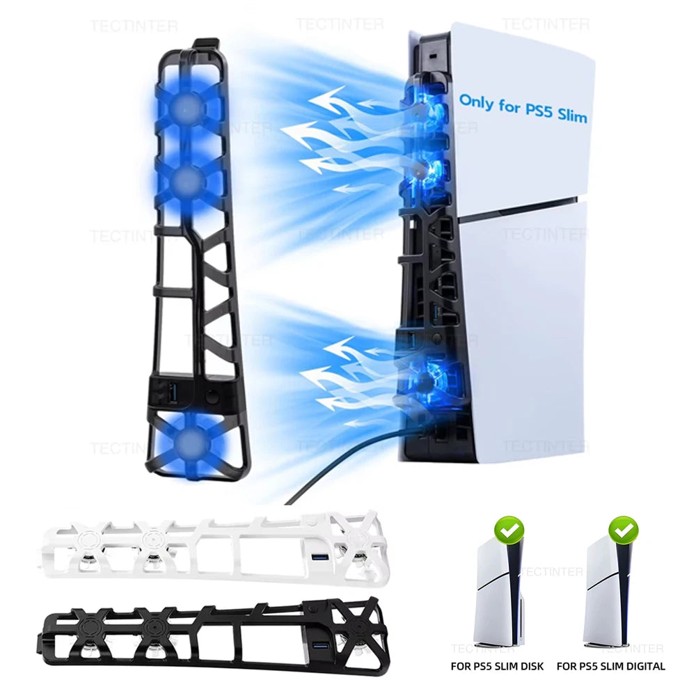 Cooling Fan for PS5 Slim Disc Edition/Digital Edition with R