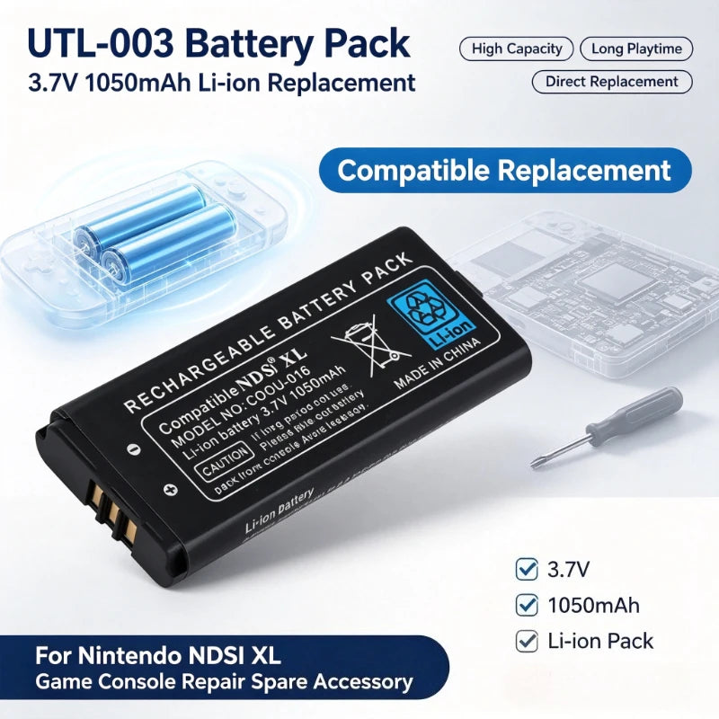 UTL 003 3.7V 1050mAh Rechargeable Lithium ion Replacement Ba