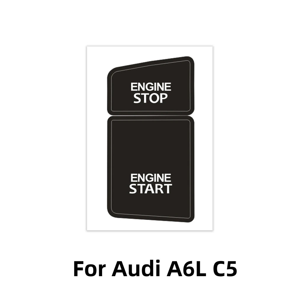 For Audi A6 C6 Button Sticker Interior Replacement Parts Button Repair Trim For Audi A6 4F 2004-2011 Climate Control Panel Cover