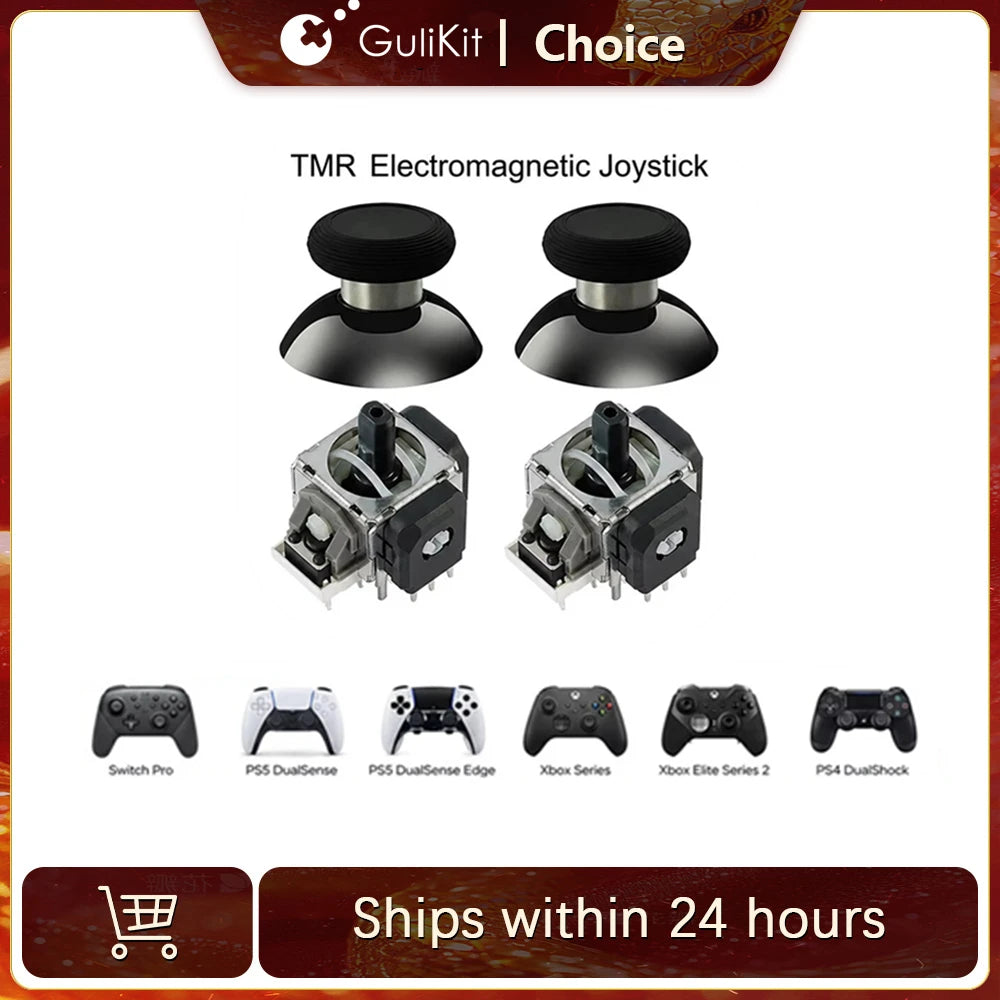 GuliKit ControllerAccessories Repair TMR Joystick with Stick