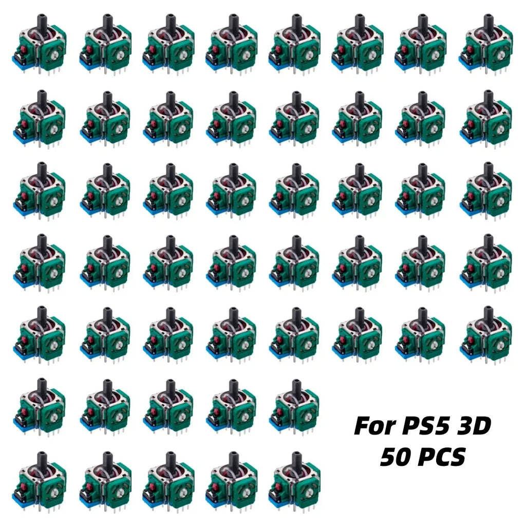 ORIGINAL 10PCS-50Pcs Replacement 3D Analog Joystick for PS5/PS4/Xbox One/Series Controller ThumbStick Repair Parts Accessory