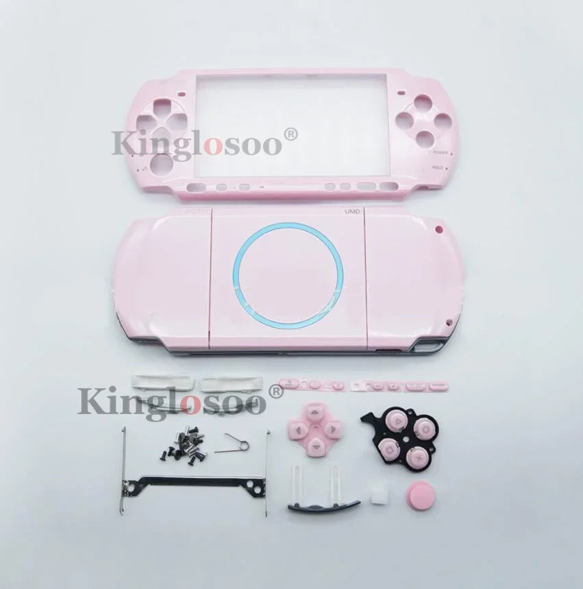 Full Housing Shell Case for PSP 3000 PSP3000 Console Replacement Protective Cover with Buttons Kit & Screws Accessory 7 Color