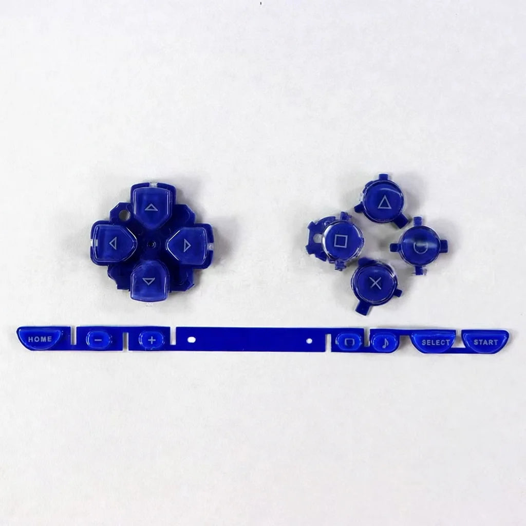 1 Set Left Right ABXY Select Start Home Button Kit D PAD Volume Key Replacement for PSP1000 Game Console Repair Parts
