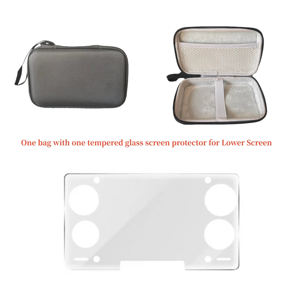 Portable For AYN THOR Handheld Carry Bag Antifall Travel THOR Flip Game Console Case Protective Box Carrying Bags Shell