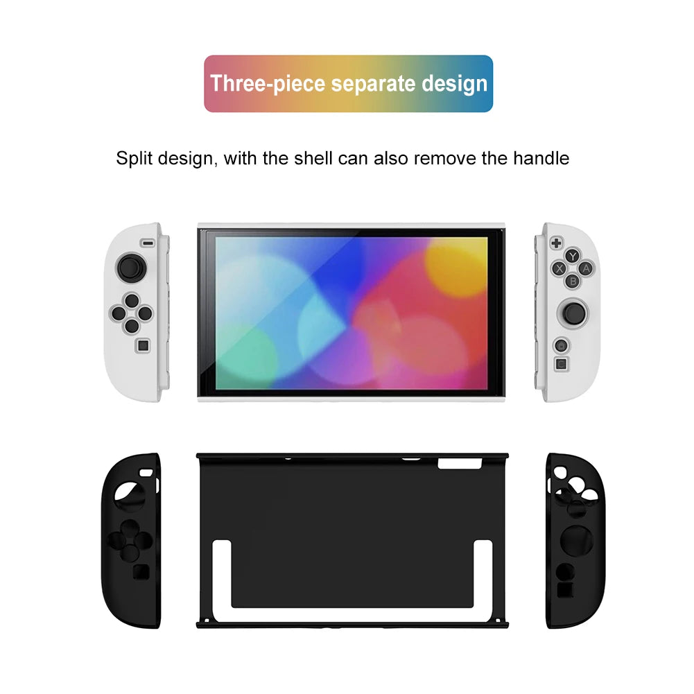 For Switch 2 TPU Case Console Ergonomic Handle Grip Cover Sh