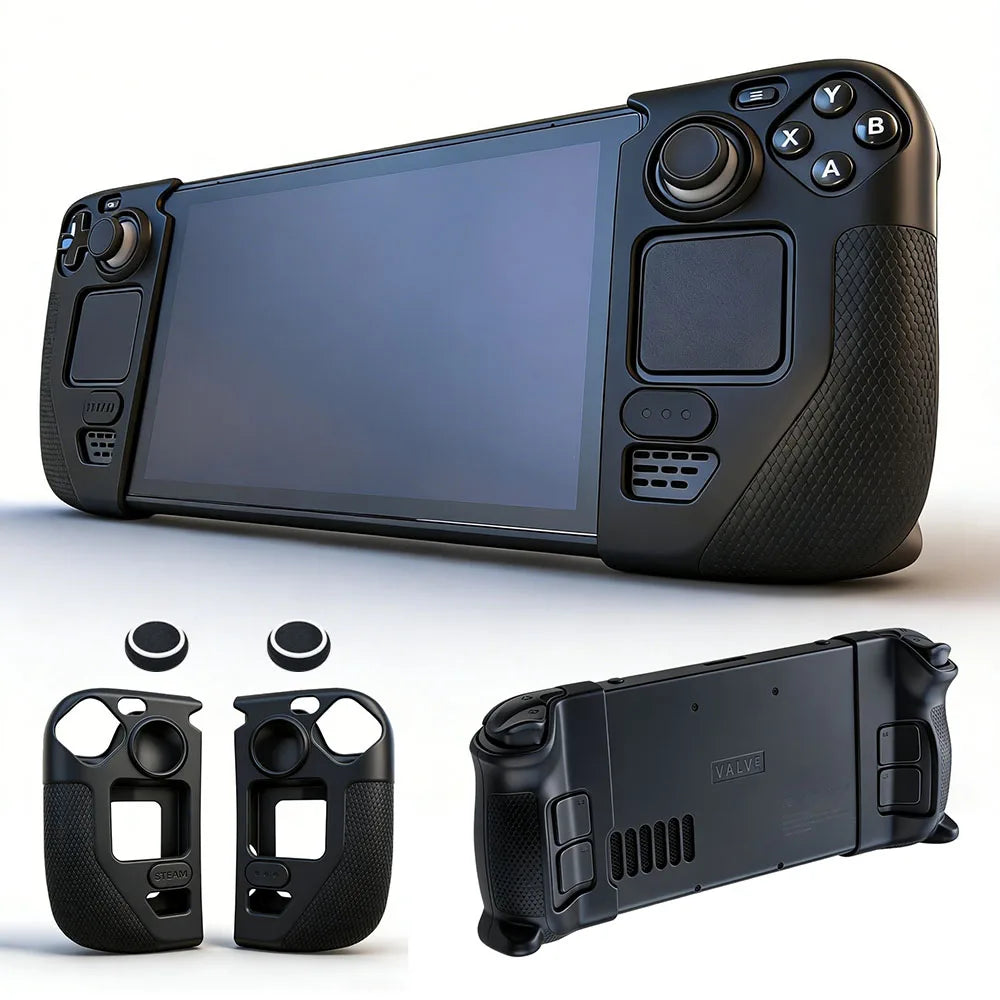 New Silicone Grip Protection Case for Steam Deck OLED W/ Thu
