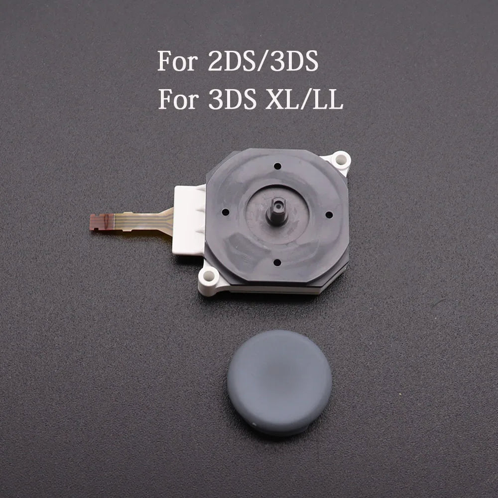 3D Analog Joystick + Stick Grip Cap Control Cover Button Replacement Part Case for 3DS 3DSXL 3DSLL for New 3DS XL LL