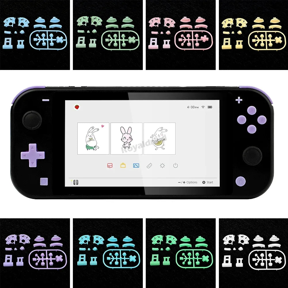 For Switch Lite DIY Replacement Full Buttons Set ABXY L R ZL