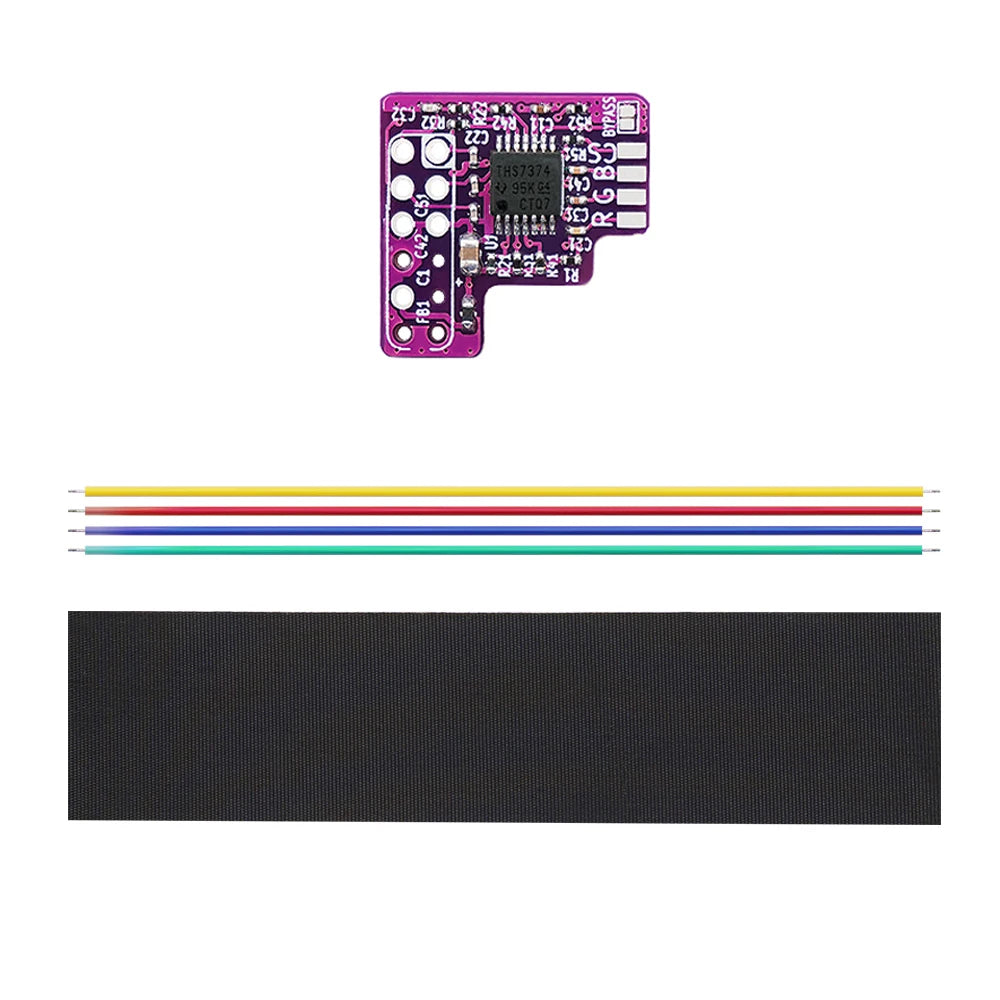 BitFunx RGB MOD Kit For Nintendo 64 THS7374 Amp Mod For N64 NTSC Game Consoles